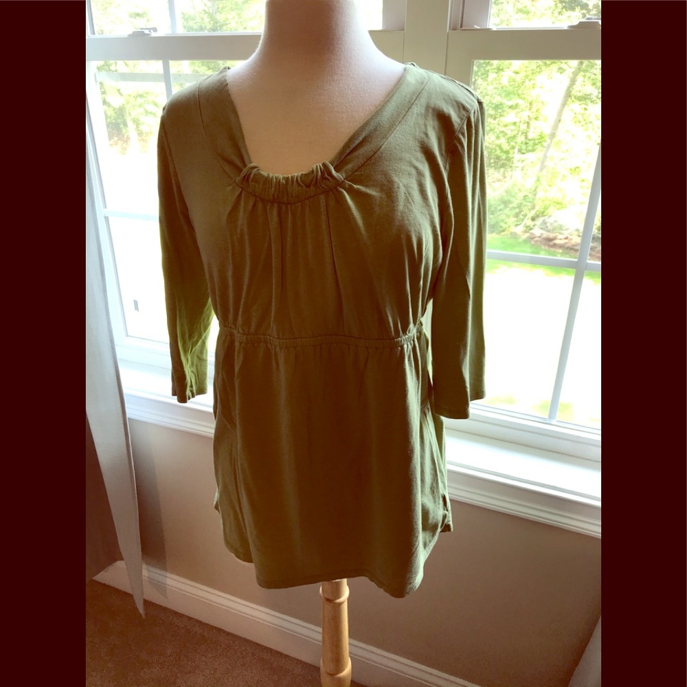 ❤️ 3 for 23:Maternity 3/4 sleeve top